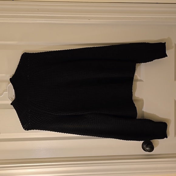 Black American Eagle High Neck Sweater | Super Soft | SZ Medium - Picture 6 of 7